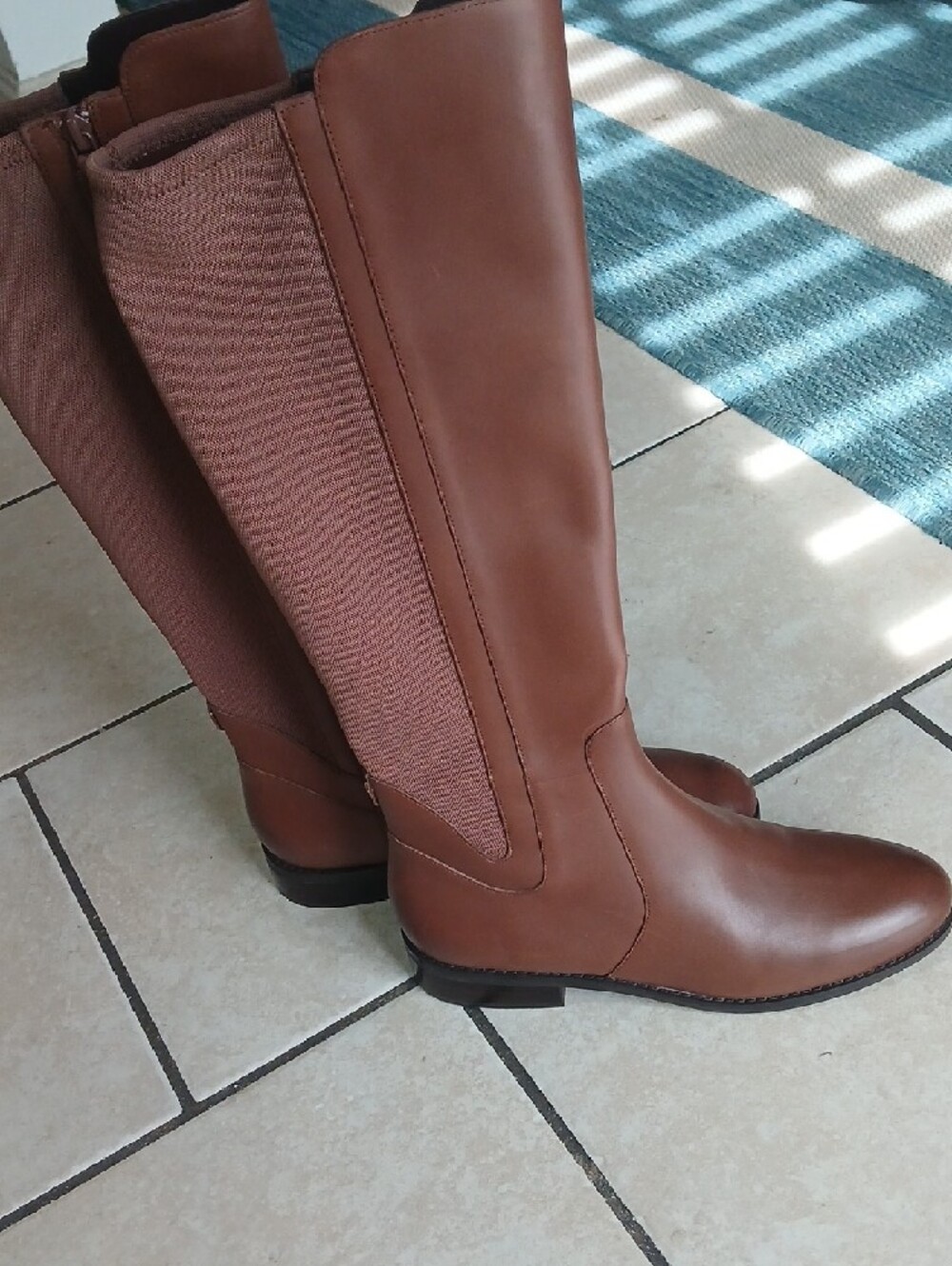 COLE HANN Womens Size 9 Tall Brown Over-the-Knee Riding Boots NWOB